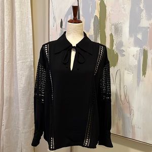 Brochu Walker Black Blouse